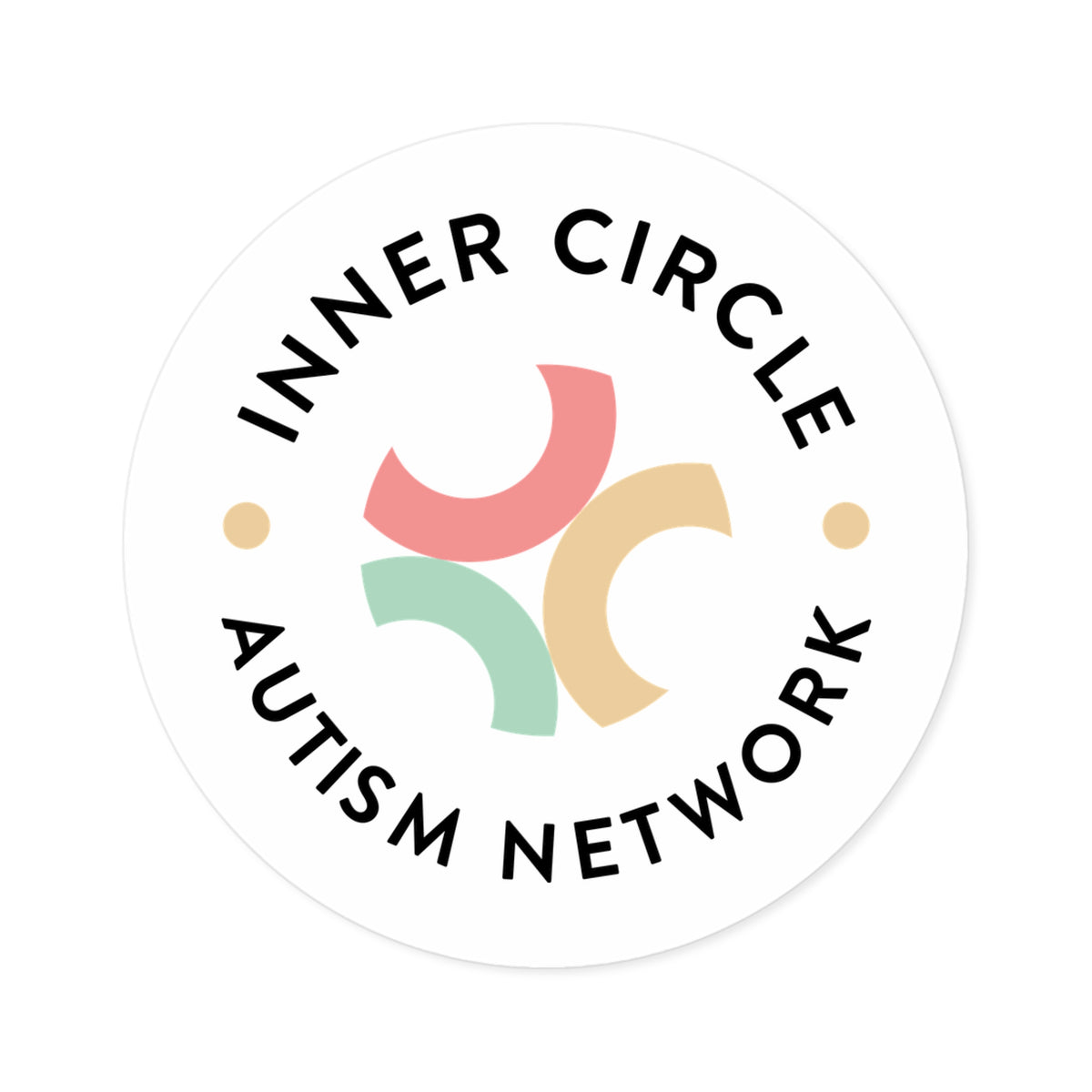 Round Stickers, Indoor\Outdoor (alternate logo) – Inner Circle Autism ...
