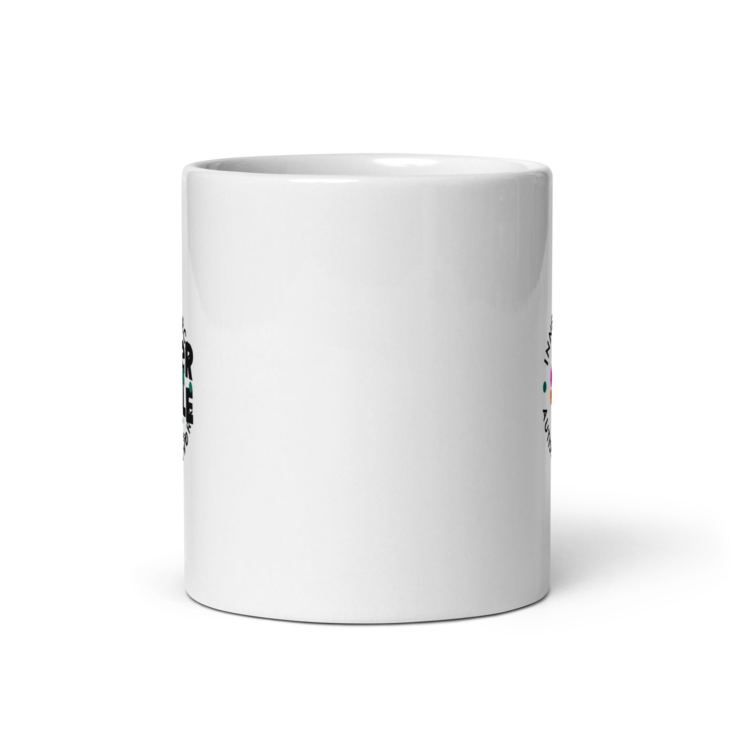 White glossy mug - Retro